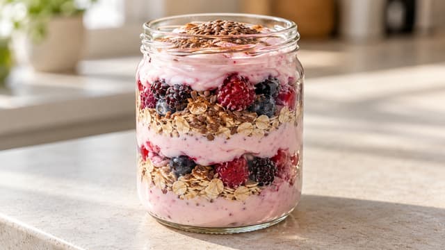 „Overnight oats“ sa šumskim voćem