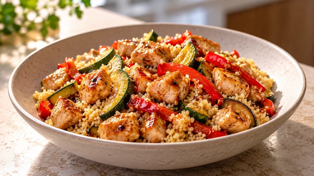 Pileća prsa s povrćem u teriyaki umaku
