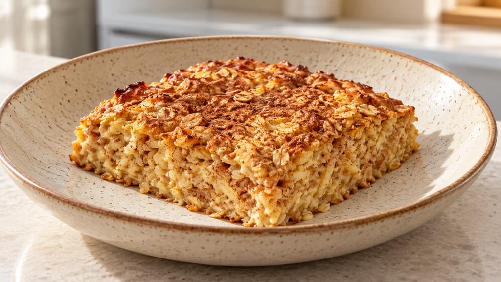 Omlet sa zobenim pahuljicama i voćem