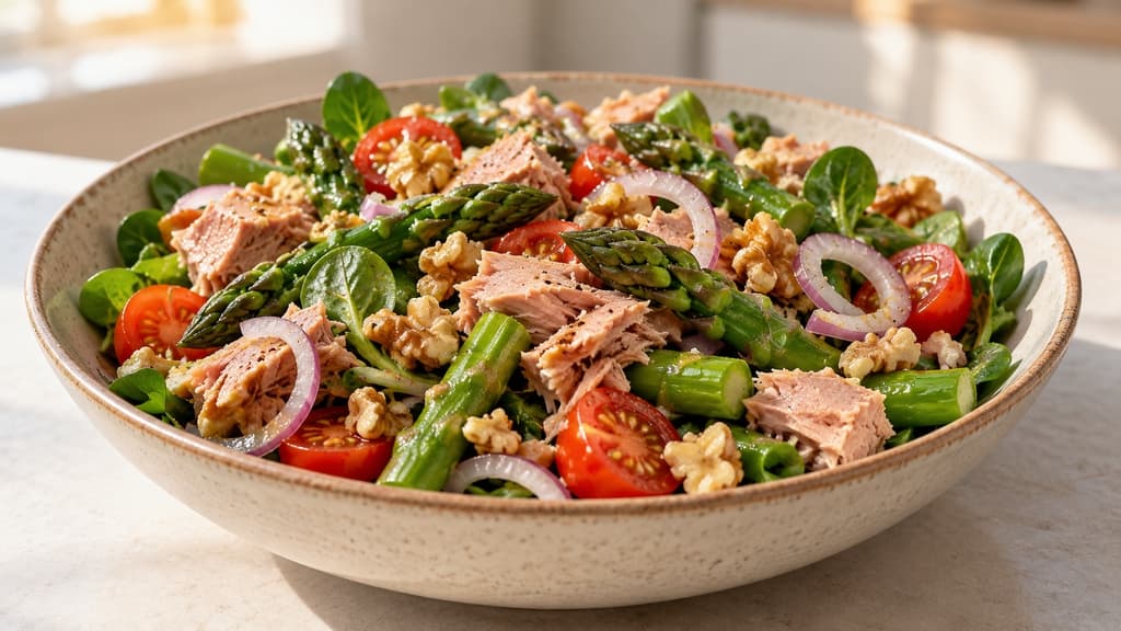 Salata s tunom i šparogama