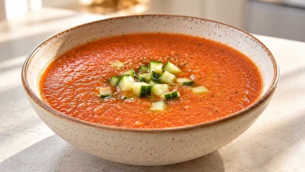 Hladna juha od sirovog povrća (Gazpacho)