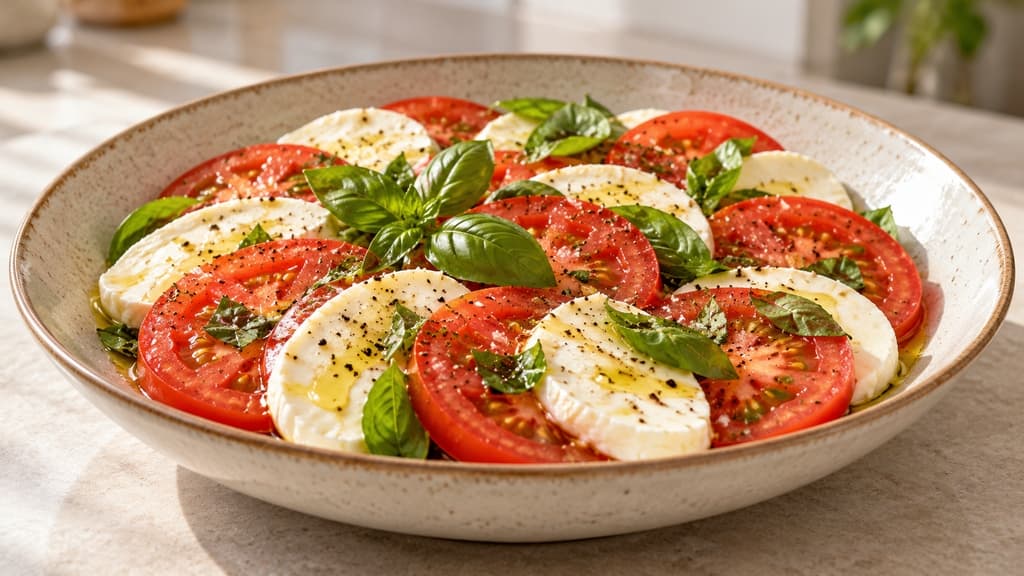 Salata od rajčica i mozzarelle